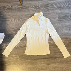 Women's Cream Long Sleeve Top